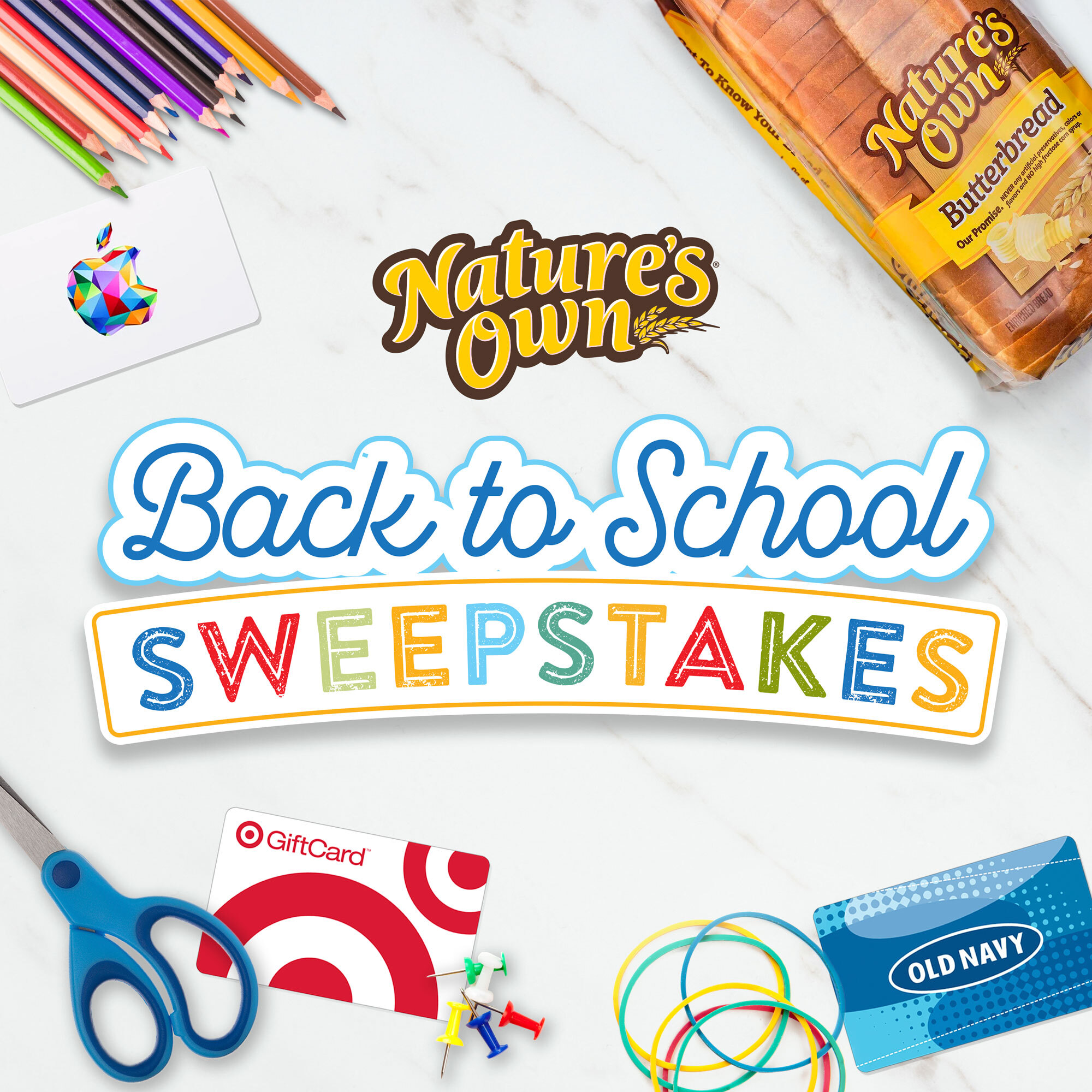 Nature's Own BacktoSchool Sweepstakes